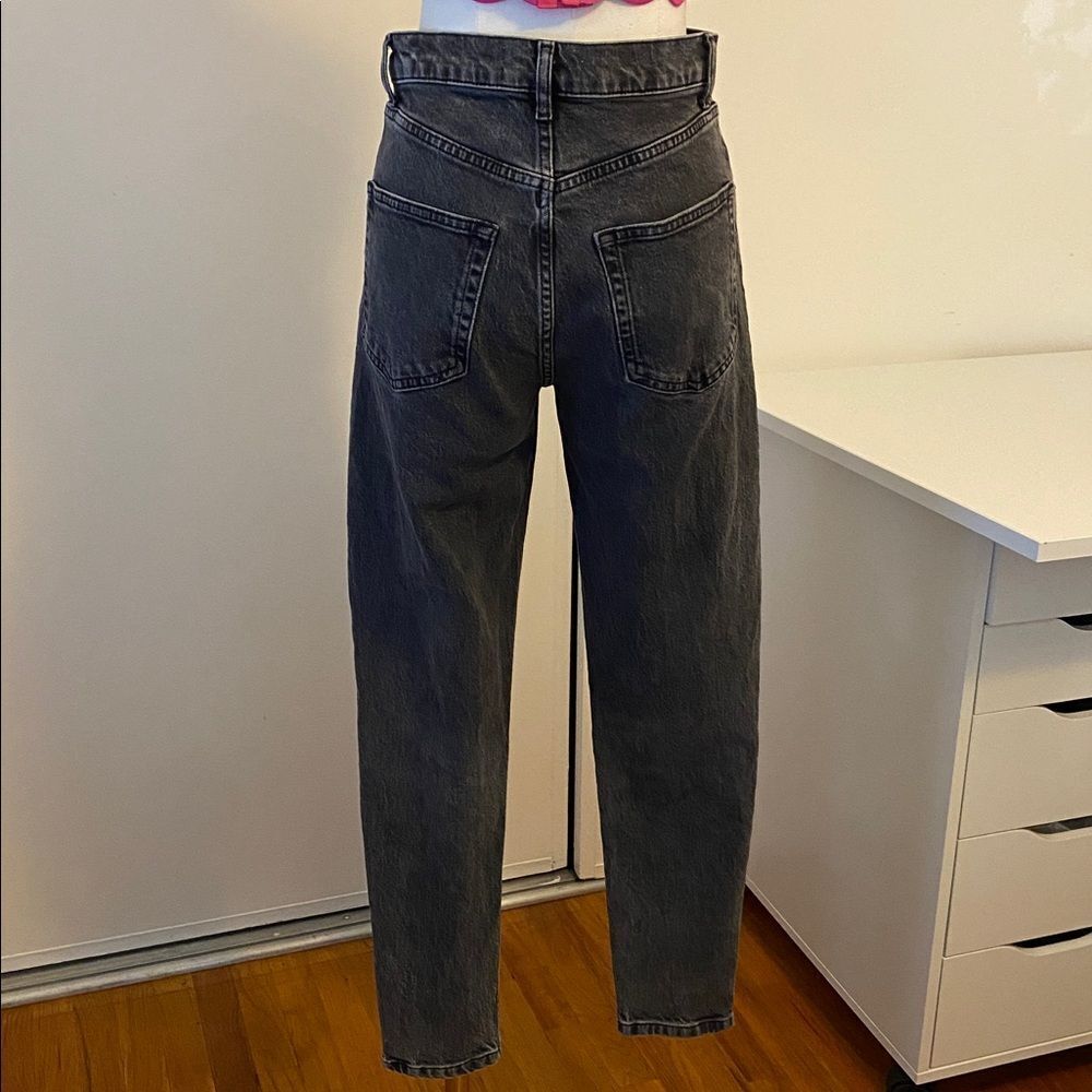 Reformation 80s Ultra High Yuma Ankle Zip Cigarette Jeans Pants Size 27 - Picture 5 of 13